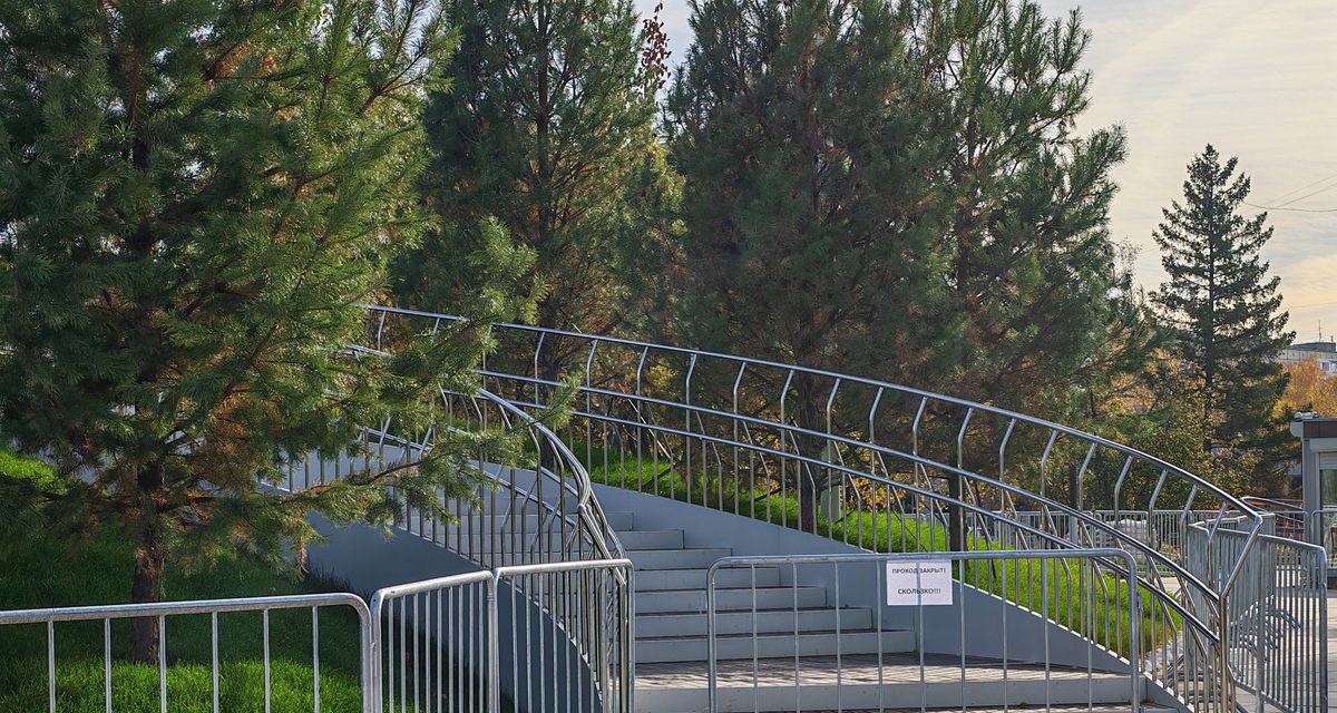 В Тольятти закрыли лестницы на Центральной площади из-за риска гололёда