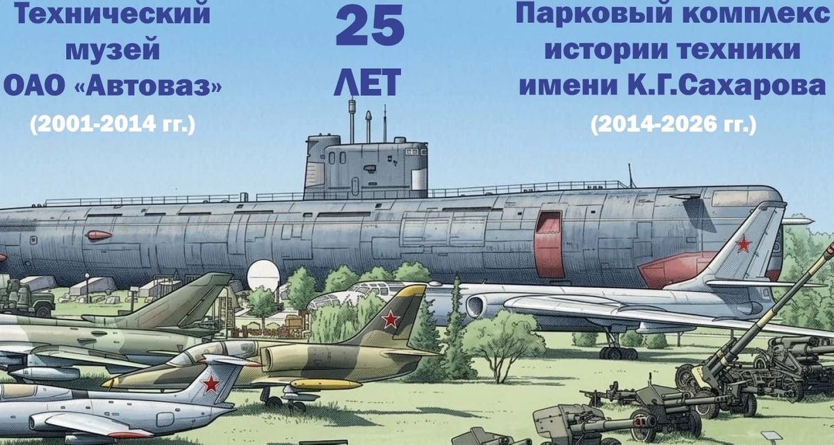 В Тольятти на 25-летие Паркового комплекса истории техники вход сделают бесплатным