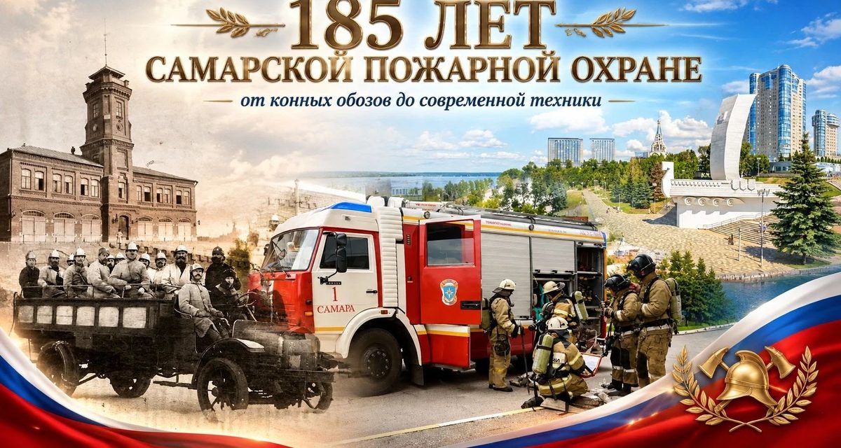 Самарской пожарной охране исполнилось 185 лет: её история началась с указа Николая I